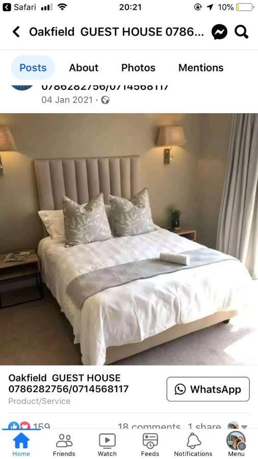 Oakfield Lounge Hotel Benoni Bagian luar foto